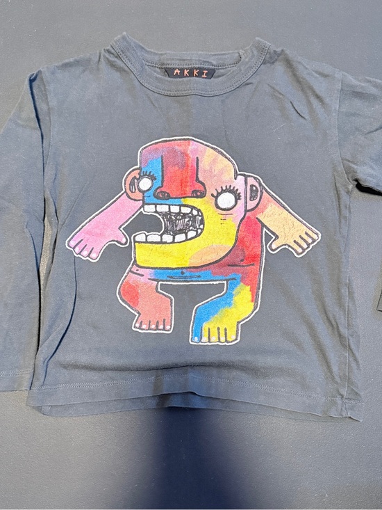 Finger In The Nose Other - Finger In The Nose Black Long-Sleeve Tee with print by AKKI - limited edition